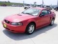 2001 Laser Red Metallic Ford Mustang V6 Coupe  photo #7