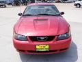 2001 Laser Red Metallic Ford Mustang V6 Coupe  photo #8