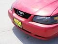 2001 Laser Red Metallic Ford Mustang V6 Coupe  photo #11
