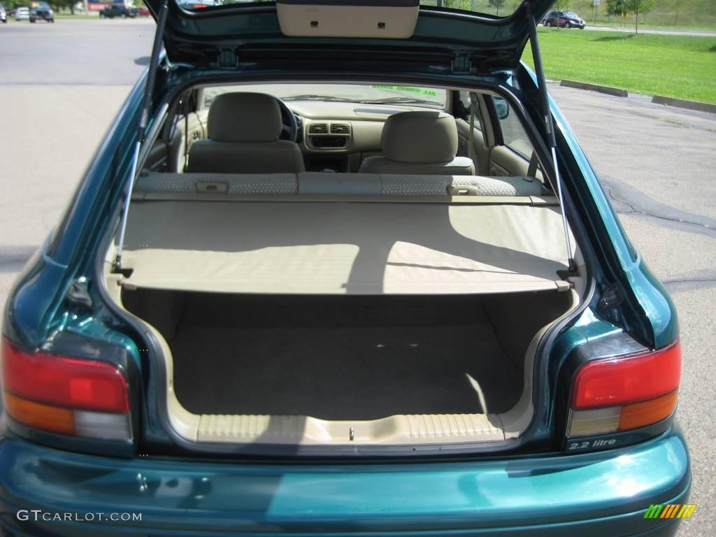1997 Impreza L Wagon - Acadia Green Pearl Metallic / Beige photo #15