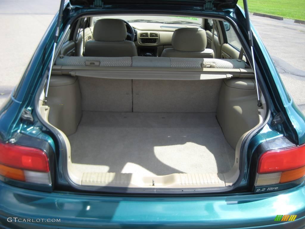 1997 Impreza L Wagon - Acadia Green Pearl Metallic / Beige photo #16