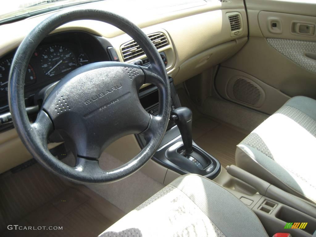 1997 Impreza L Wagon - Acadia Green Pearl Metallic / Beige photo #22