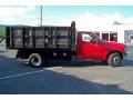 2005 Red Ford F350 Super Duty XL Regular Cab Chassis Stake Truck  photo #4