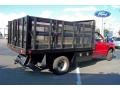 2005 Red Ford F350 Super Duty XL Regular Cab Chassis Stake Truck  photo #5