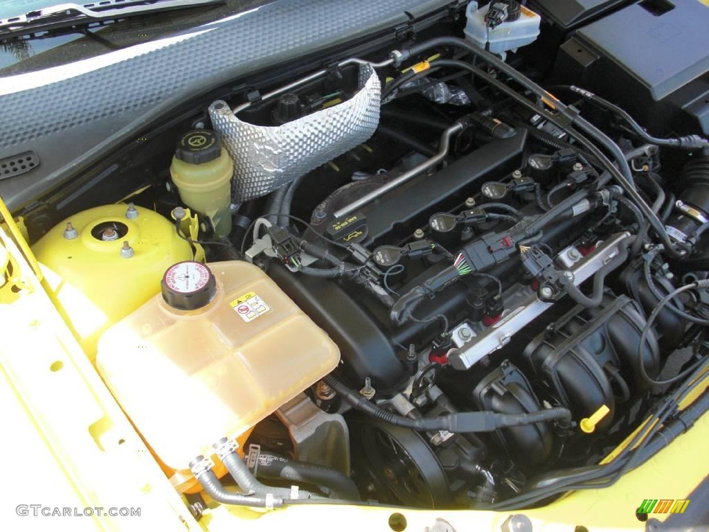 2005 Focus ZX3 S Coupe - Egg Yolk Yellow / Charcoal/Charcoal photo #30