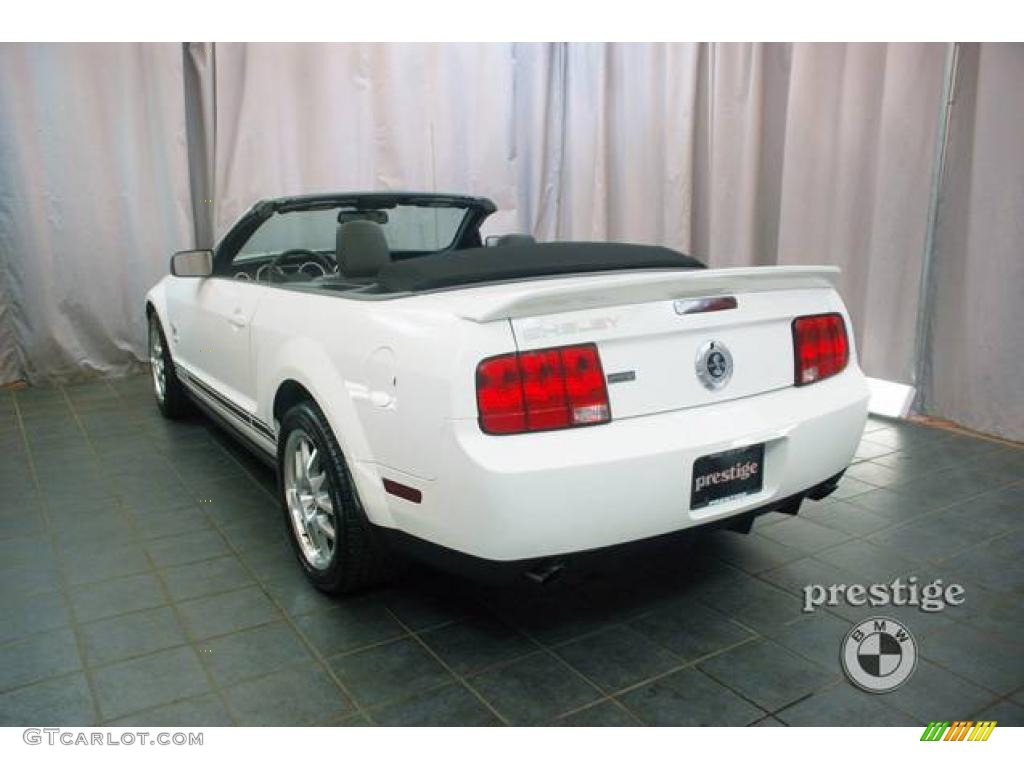 2009 Mustang Shelby GT500 Convertible - Performance White / Dark Charcoal photo #3
