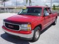 2002 Fire Red GMC Sierra 1500 SLE Extended Cab  photo #2
