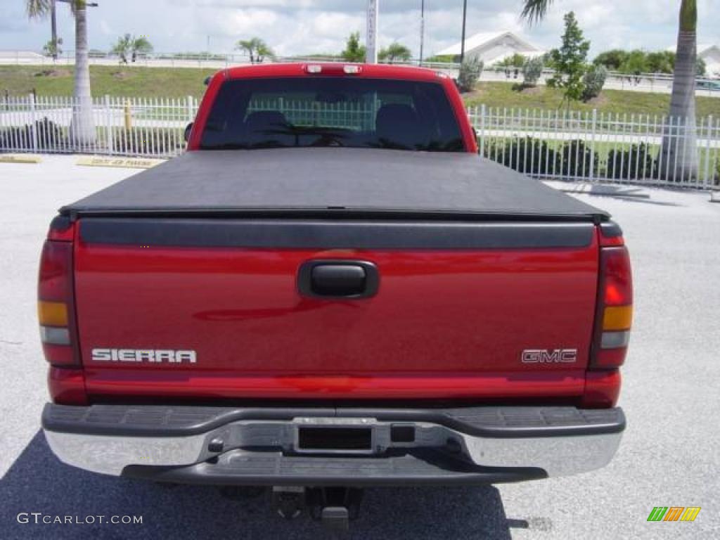 2002 Sierra 1500 SLE Extended Cab - Fire Red / Graphite photo #20