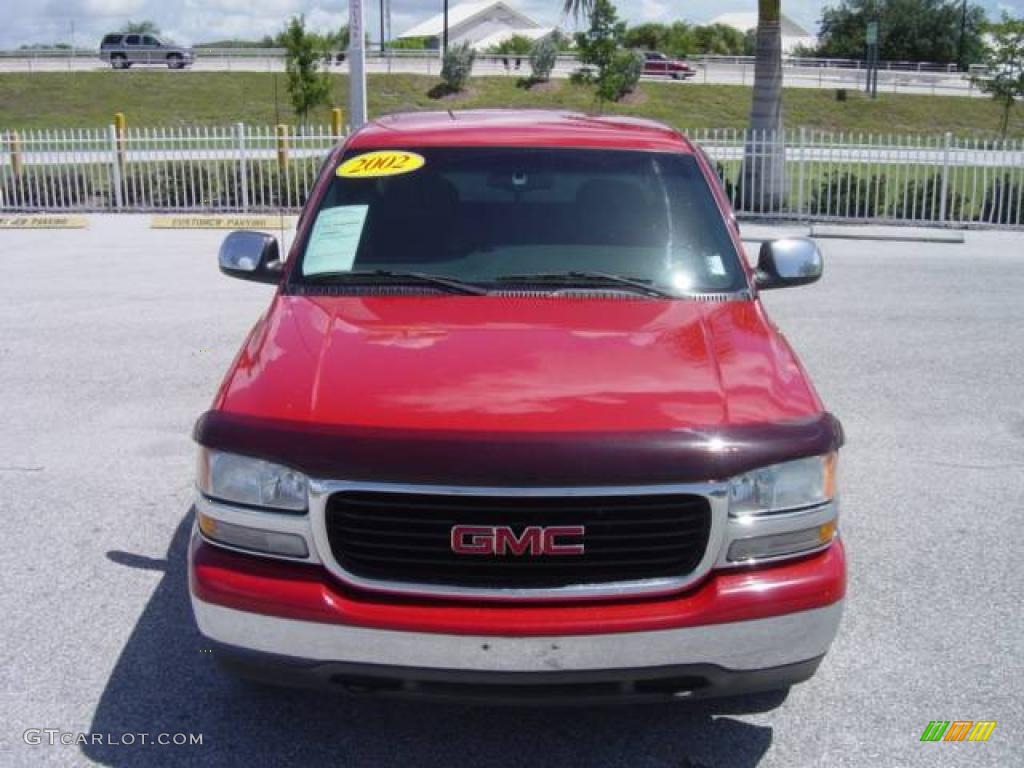 2002 Sierra 1500 SLE Extended Cab - Fire Red / Graphite photo #21