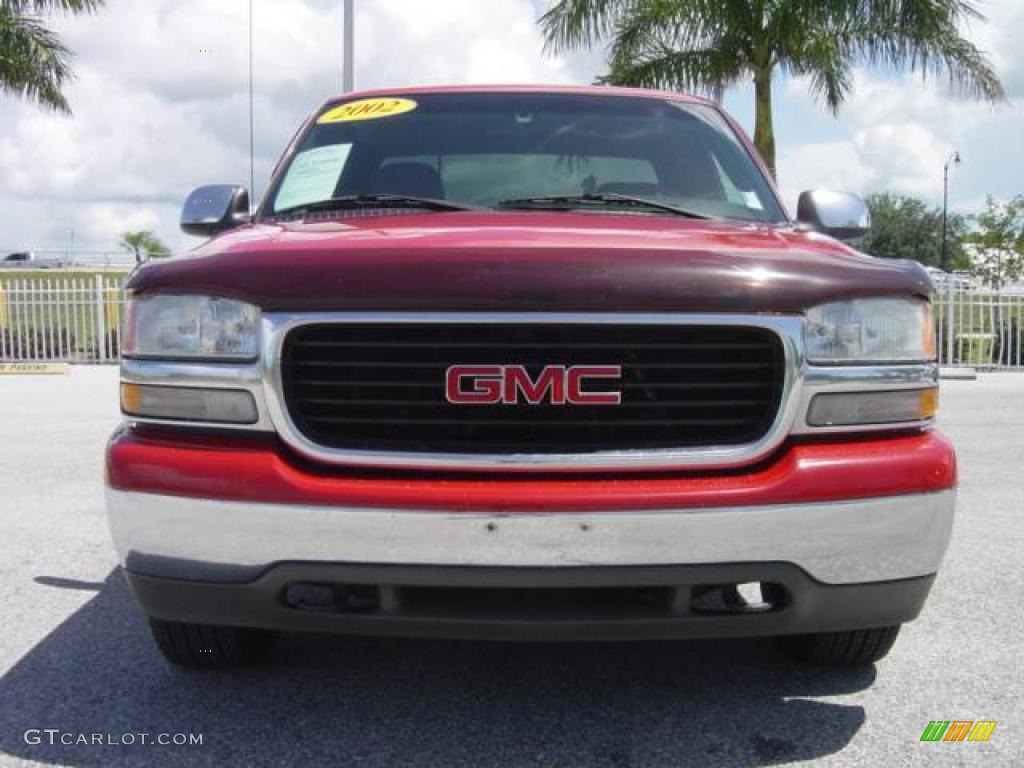 2002 Sierra 1500 SLE Extended Cab - Fire Red / Graphite photo #22
