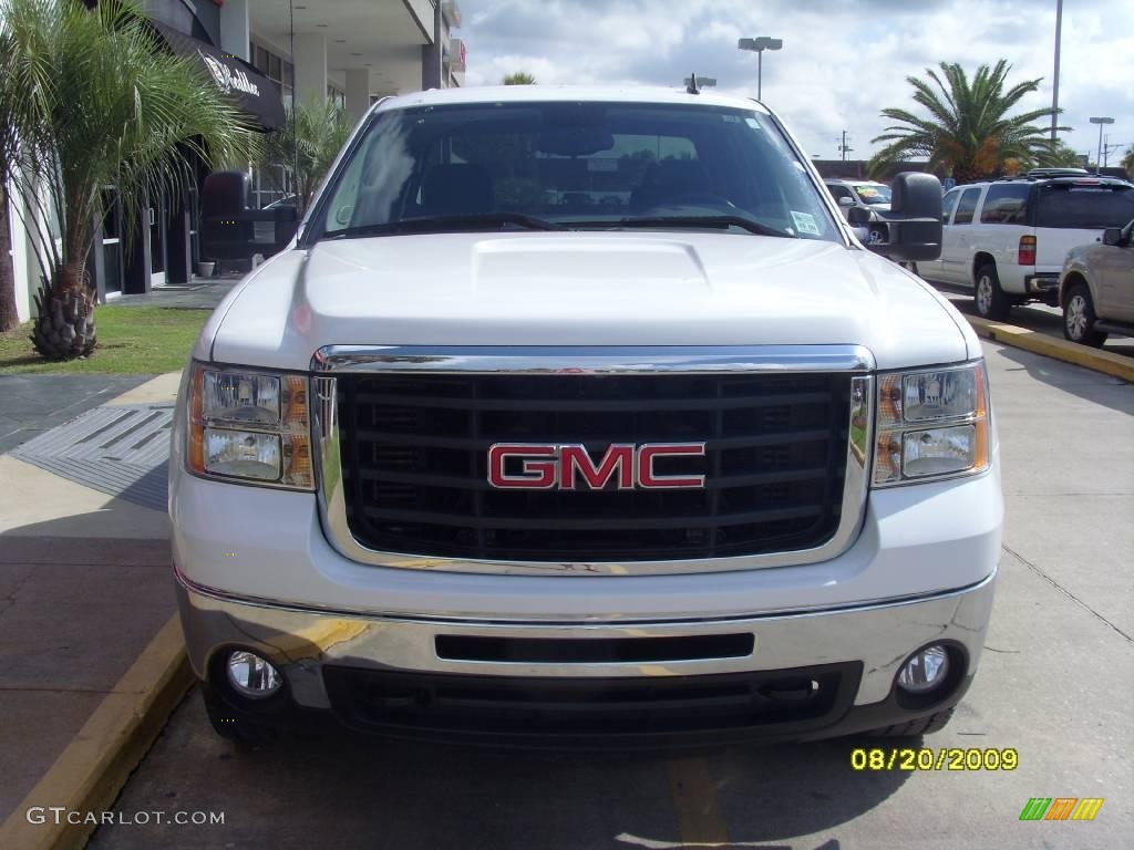 2007 Sierra 2500HD Crew Cab - Summit White / Dark Titanium photo #6