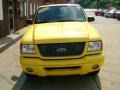 2003 Chrome Yellow Ford Ranger Edge SuperCab 4x4  photo #3
