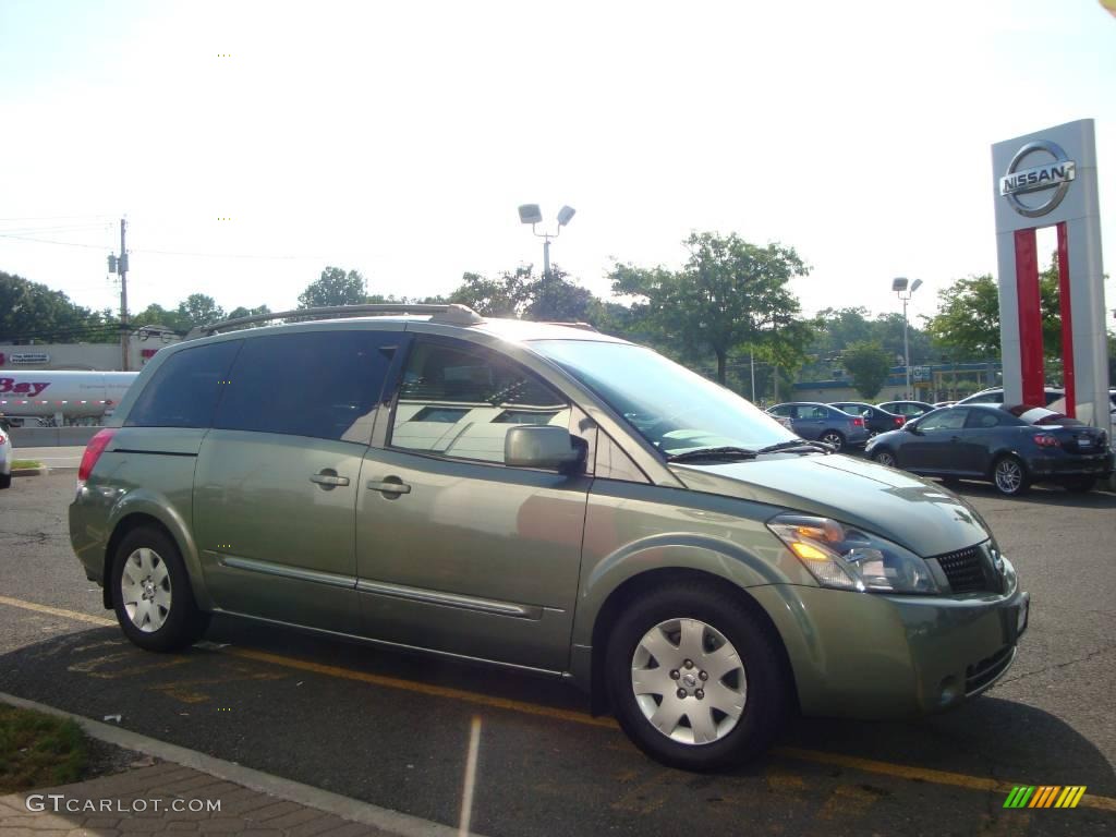 2005 Quest 3.5 S - Jade Green Metallic / Beige photo #12