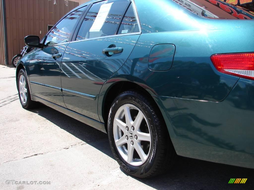 2003 Accord EX V6 Sedan - Noble Green Pearl / Ivory photo #4