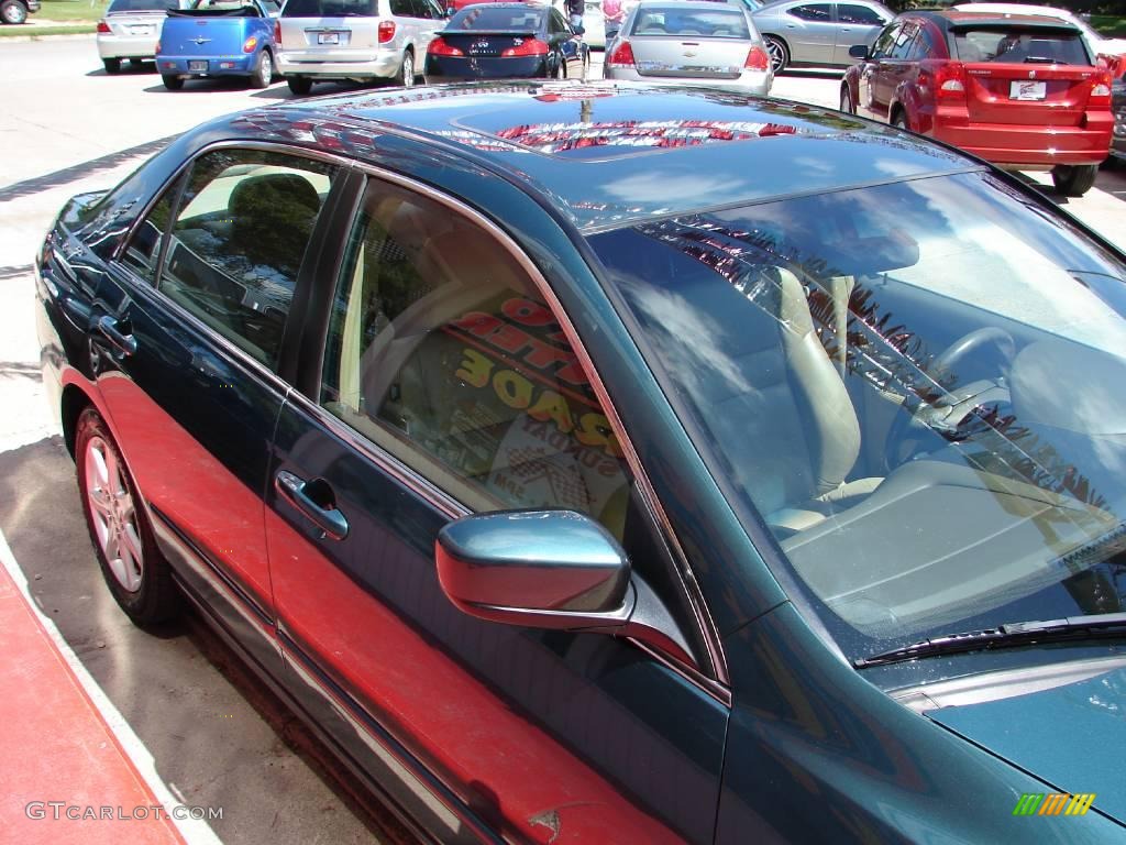 2003 Accord EX V6 Sedan - Noble Green Pearl / Ivory photo #11