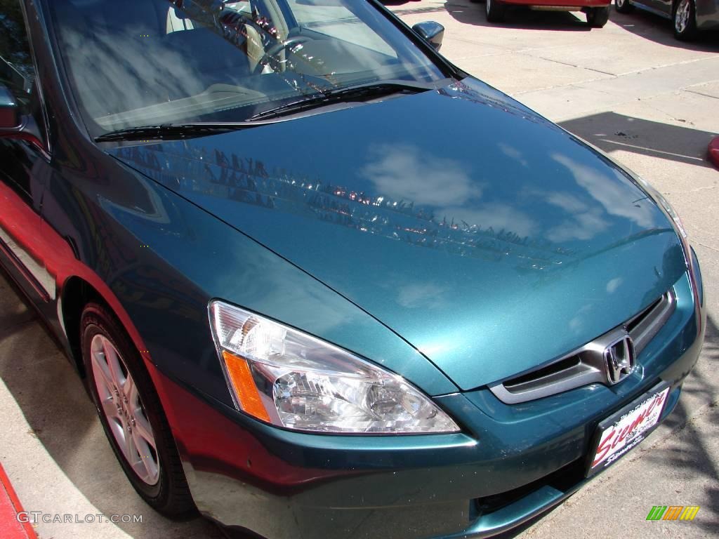 2003 Accord EX V6 Sedan - Noble Green Pearl / Ivory photo #31