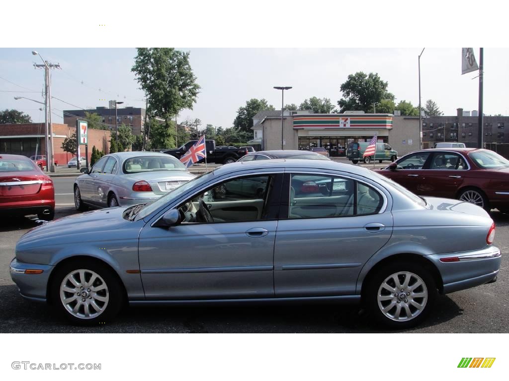 2003 X-Type 2.5 - Zircon Metallic / Ivory photo #3