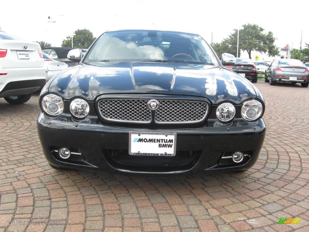 2009 XJ Vanden Plas - Ultimate Black / Charcoal/Charcoal photo #4