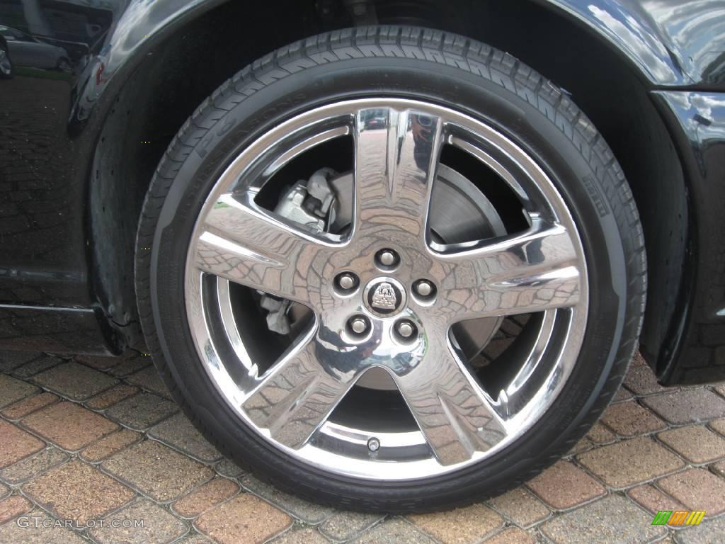 2009 XJ Vanden Plas - Ultimate Black / Charcoal/Charcoal photo #6