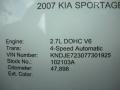 2007 Satin Silver Kia Sportage EX V6 4WD  photo #22
