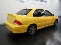 2002 Lightning Yellow Mitsubishi Lancer OZ Rally  photo #4