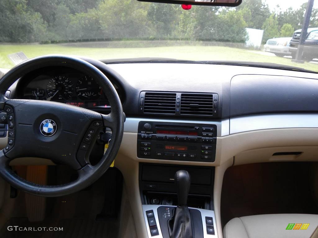 2003 3 Series 325i Sedan - Jet Black / Sand photo #3