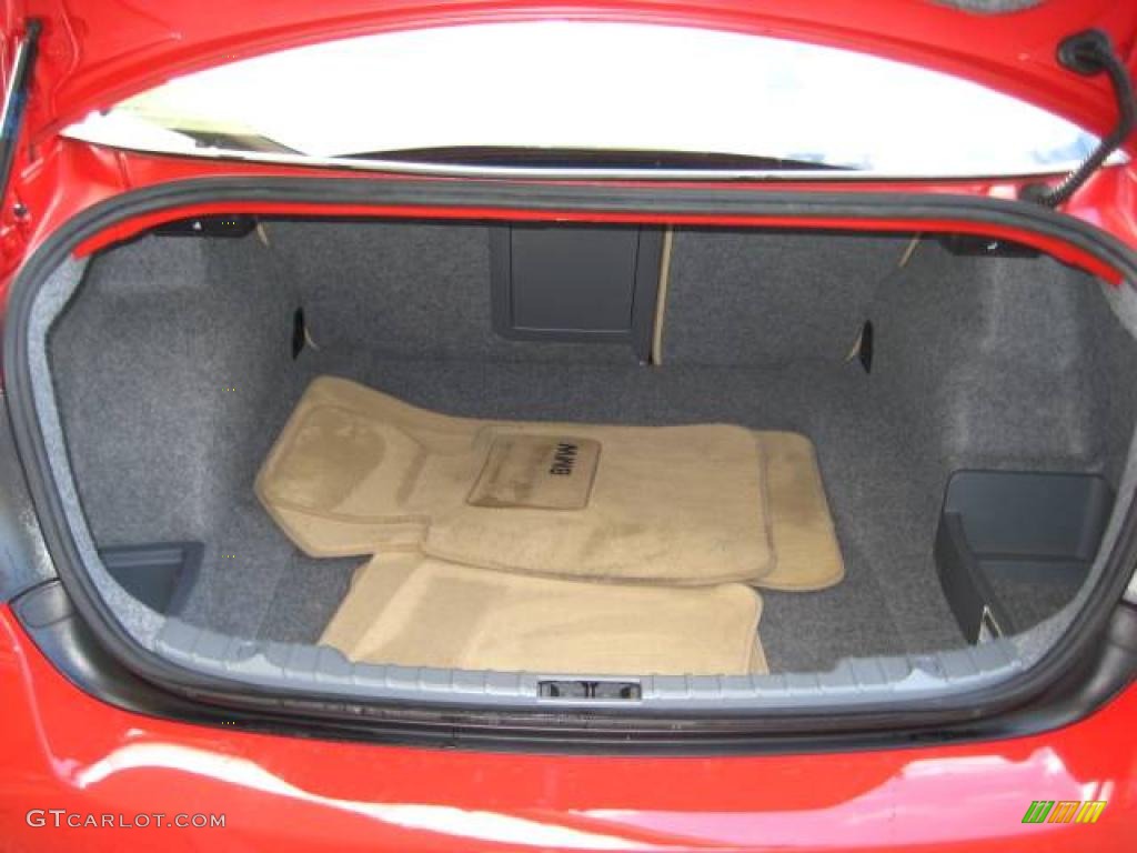 2006 3 Series 325i Sedan - Electric Red / Beige Dakota Leather photo #17