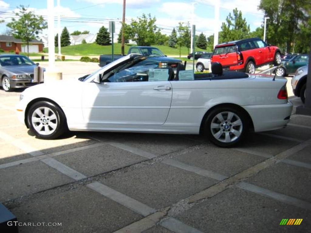 2006 3 Series 325i Convertible - Alpine White / Black photo #6