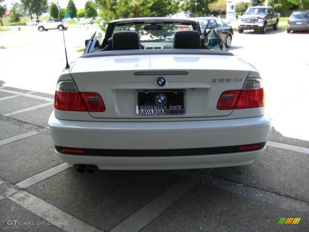 2006 3 Series 325i Convertible - Alpine White / Black photo #8