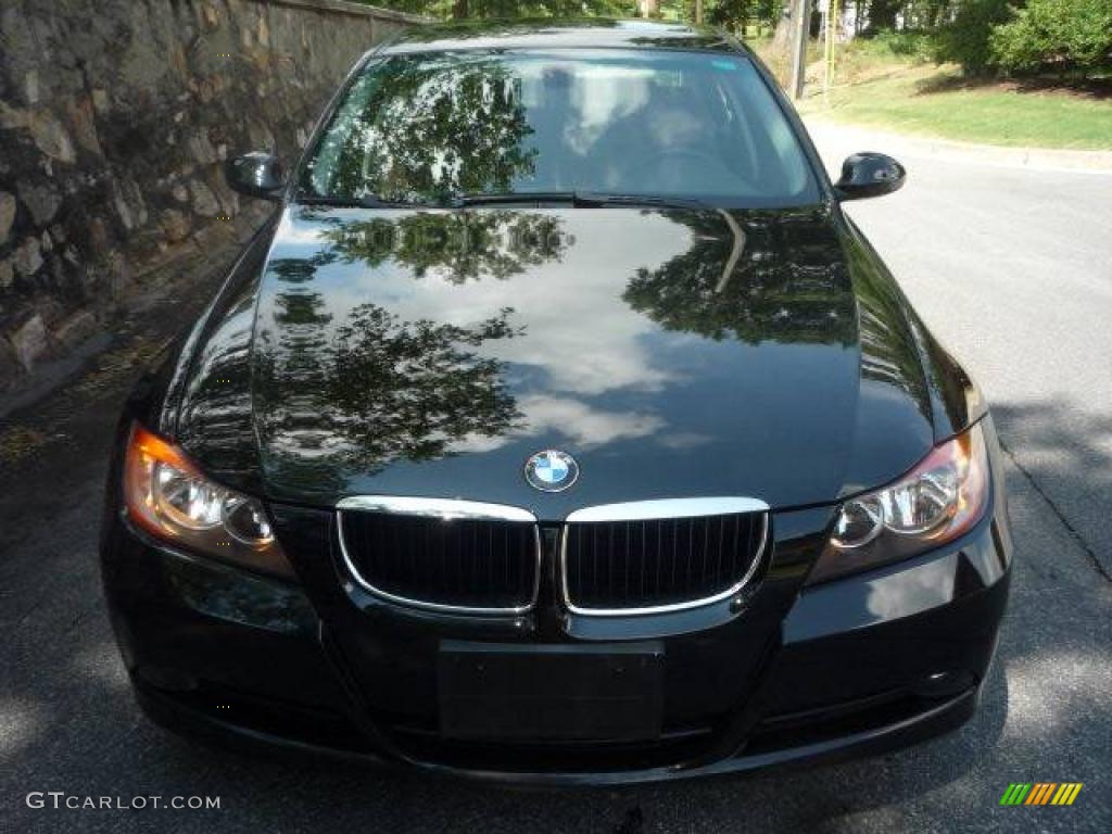 2007 3 Series 328i Sedan - Jet Black / Terra/Black Dakota Leather photo #13