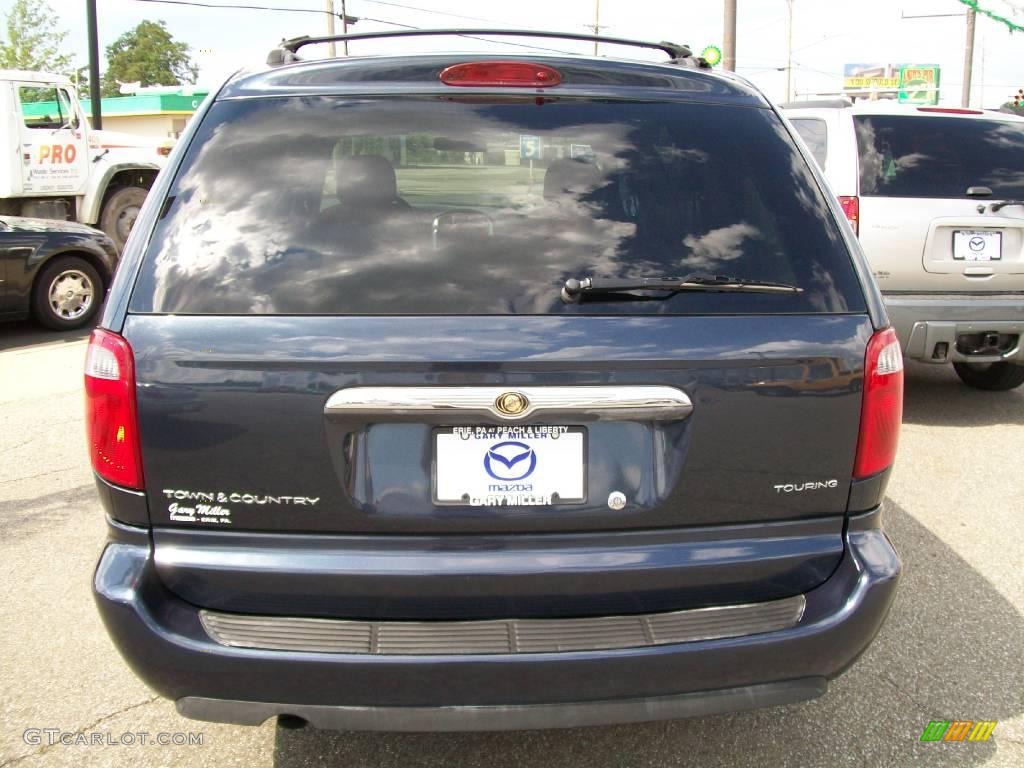 2007 Town & Country Touring - Modern Blue Pearl / Medium Slate Gray photo #4