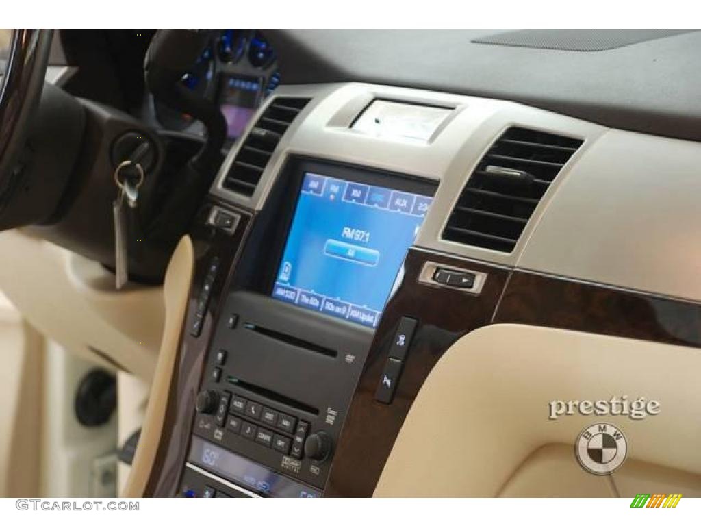 2008 Escalade AWD - White Diamond / Cocoa/Light Cashmere photo #15