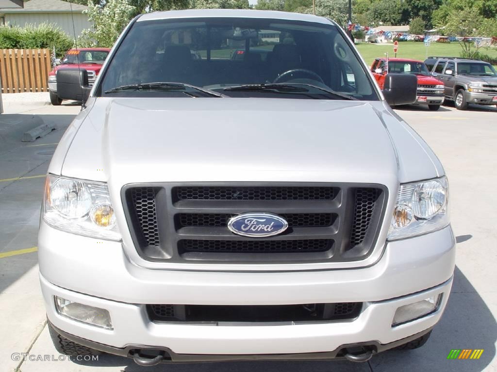 2005 F150 FX4 SuperCrew 4x4 - Silver Metallic / Black photo #7