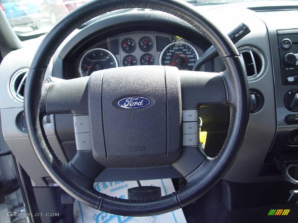 2005 F150 FX4 SuperCrew 4x4 - Silver Metallic / Black photo #13