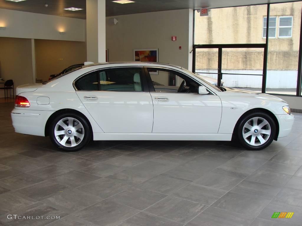2007 7 Series 750Li Sedan - Alpine White / Cream Beige photo #3