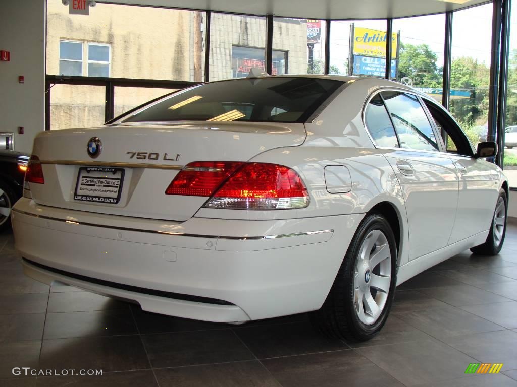 2007 7 Series 750Li Sedan - Alpine White / Cream Beige photo #4