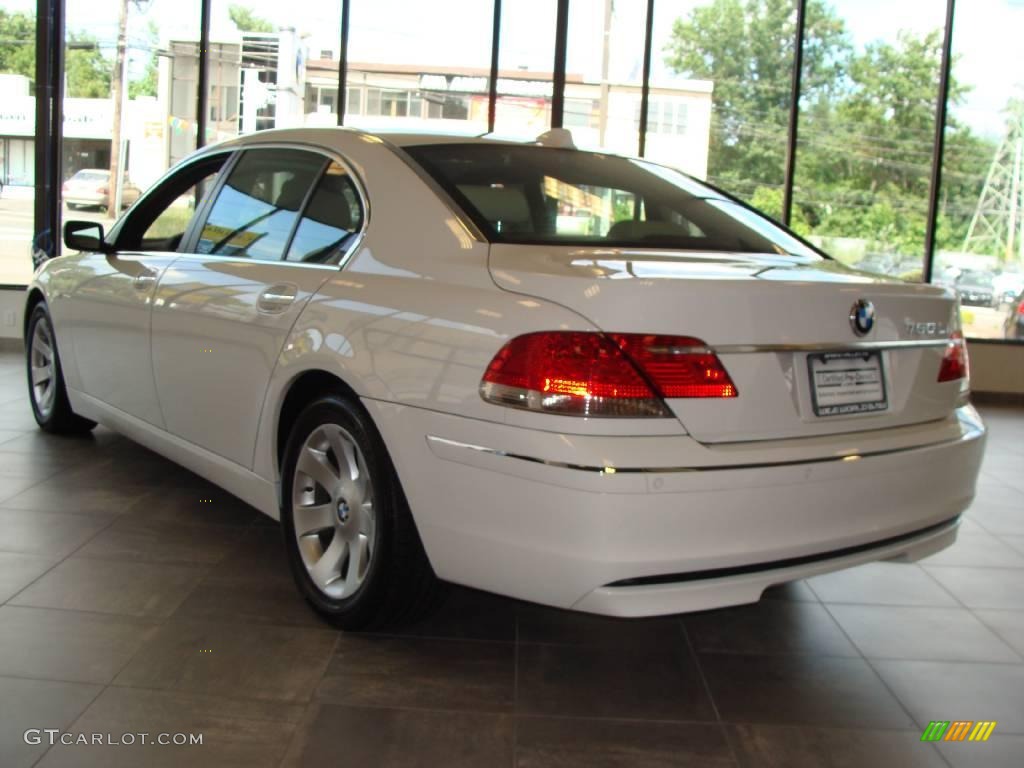 2007 7 Series 750Li Sedan - Alpine White / Cream Beige photo #6