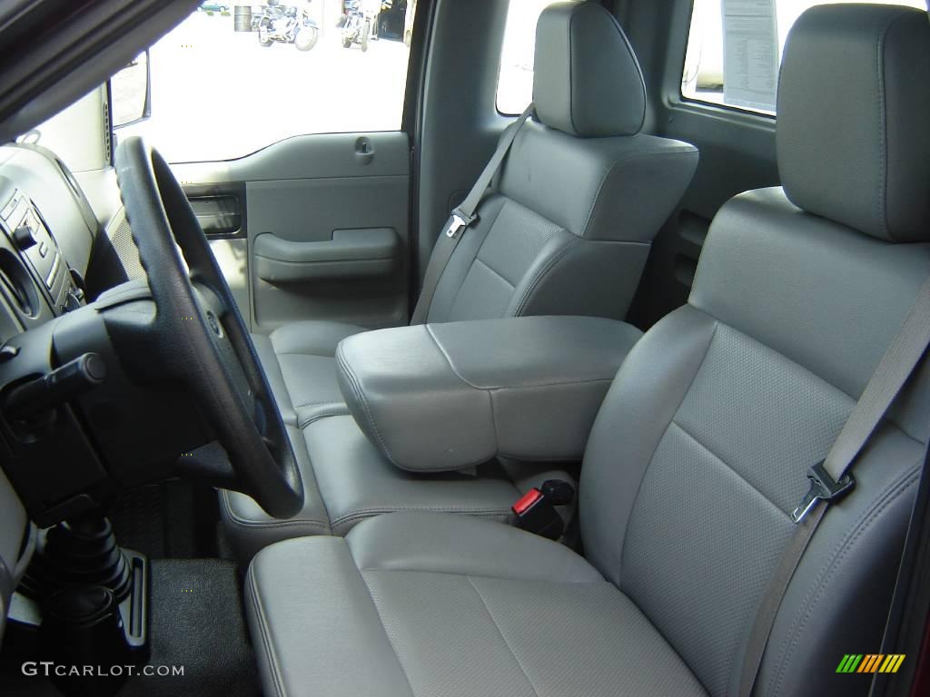 2006 F150 XL Regular Cab - Dark Toreador Red Metallic / Medium/Dark Flint photo #9