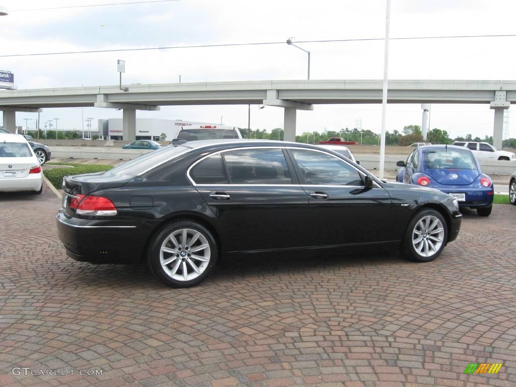 2007 7 Series 750Li Sedan - Jet Black / Black photo #12