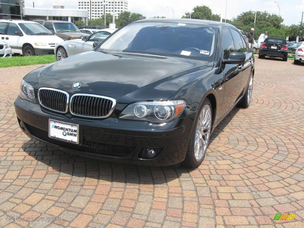 2007 7 Series 750Li Sedan - Jet Black / Black photo #4