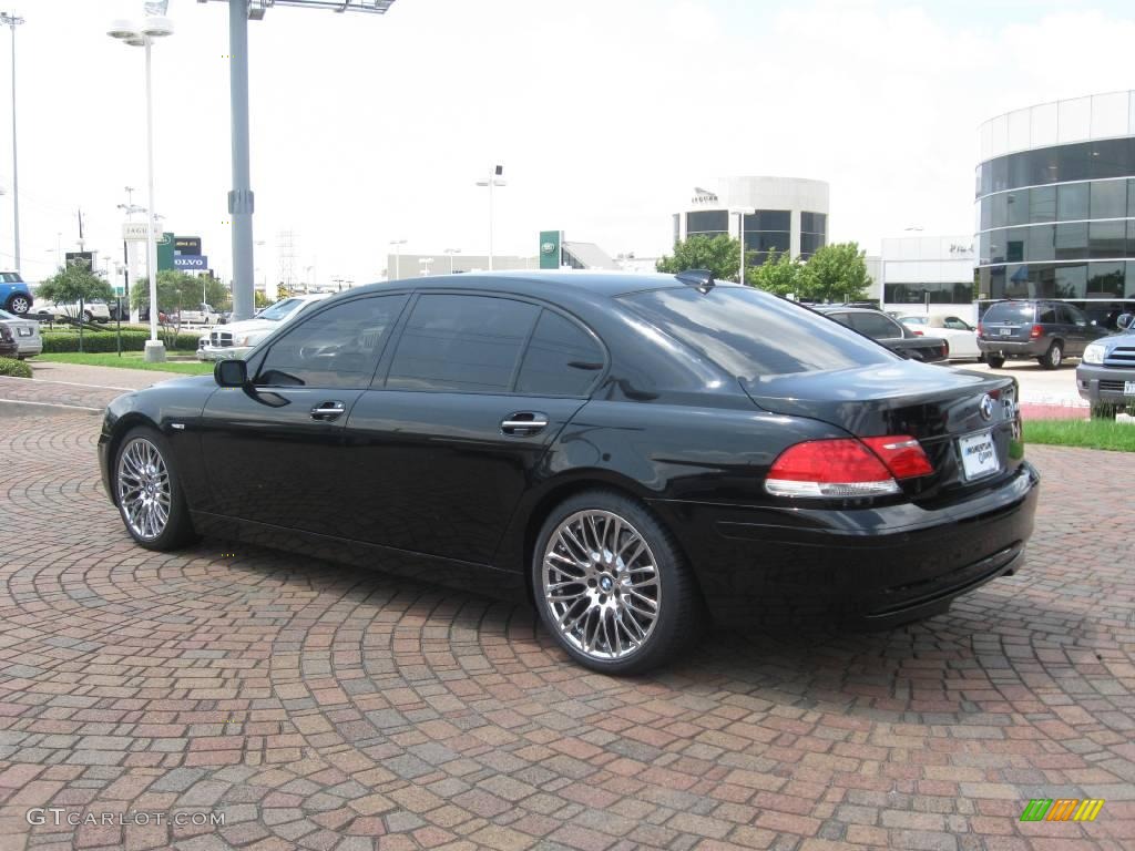 2007 7 Series 750Li Sedan - Jet Black / Black photo #7