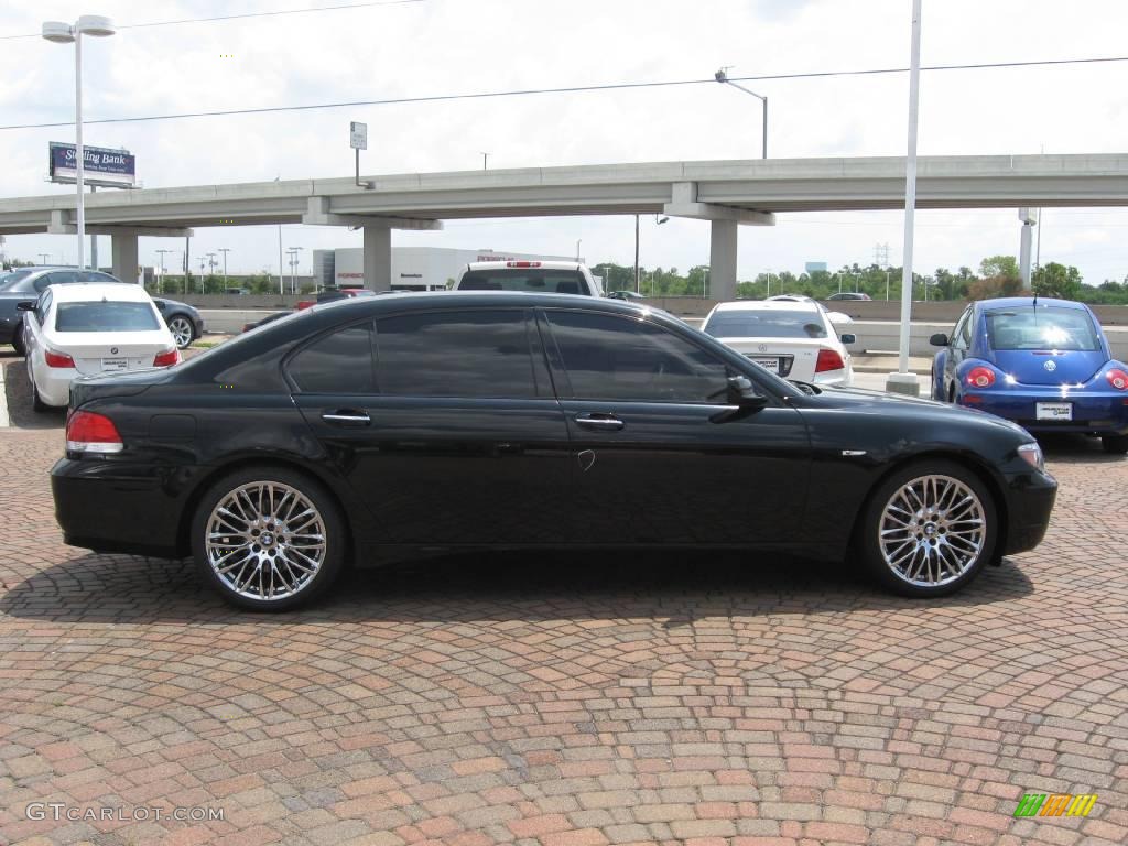 2007 7 Series 750Li Sedan - Jet Black / Black photo #12