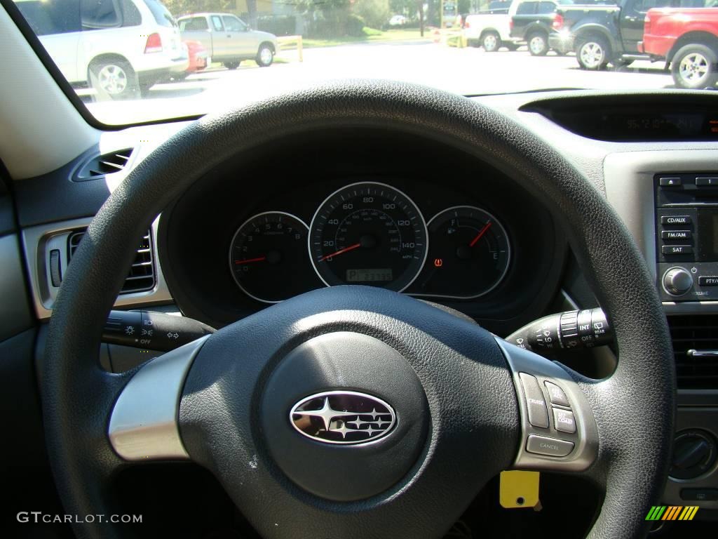 2008 Impreza 2.5i Wagon - Spark Silver Metallic / Carbon Black photo #18