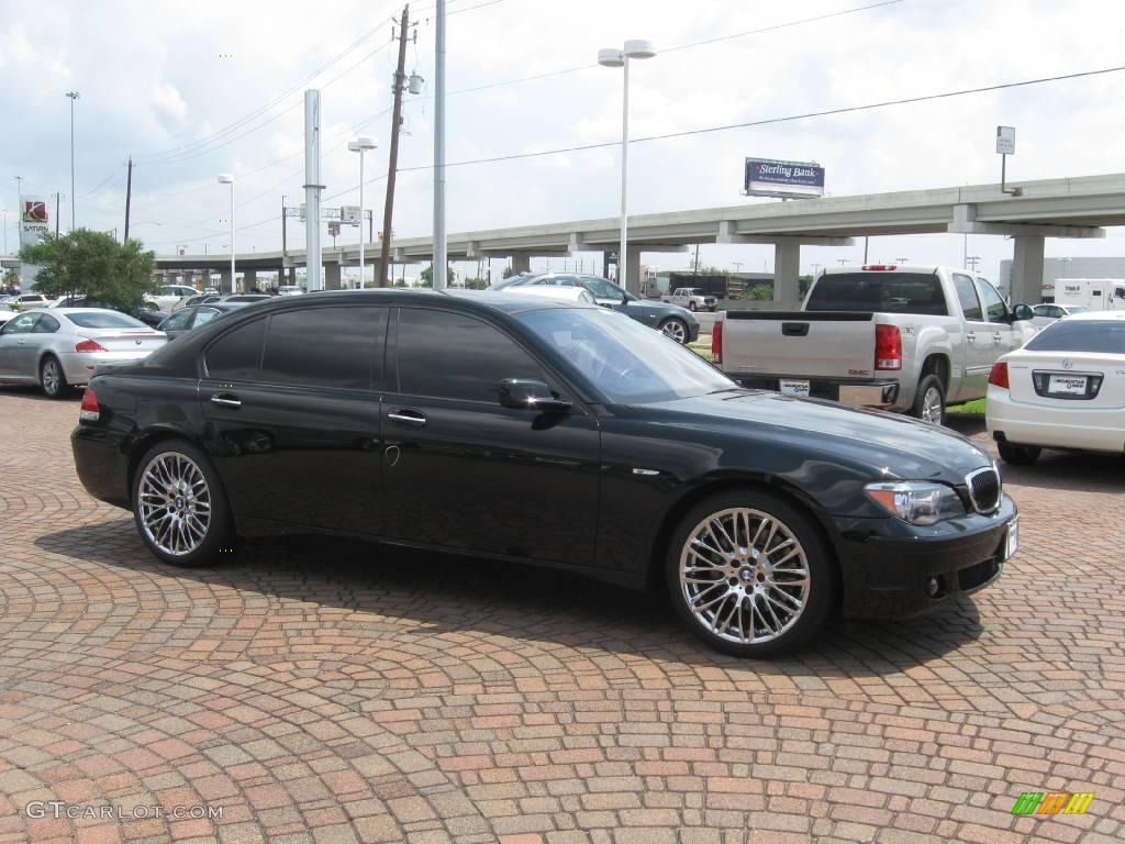 2007 7 Series 750Li Sedan - Jet Black / Black photo #13