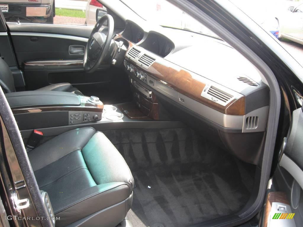 2007 7 Series 750Li Sedan - Jet Black / Black photo #16