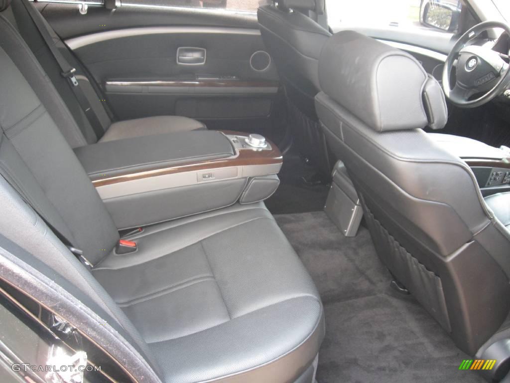 2007 7 Series 750Li Sedan - Jet Black / Black photo #17