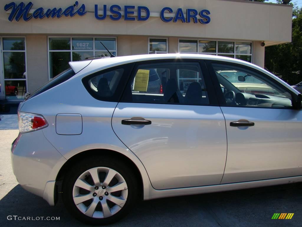 2008 Impreza 2.5i Wagon - Spark Silver Metallic / Carbon Black photo #25