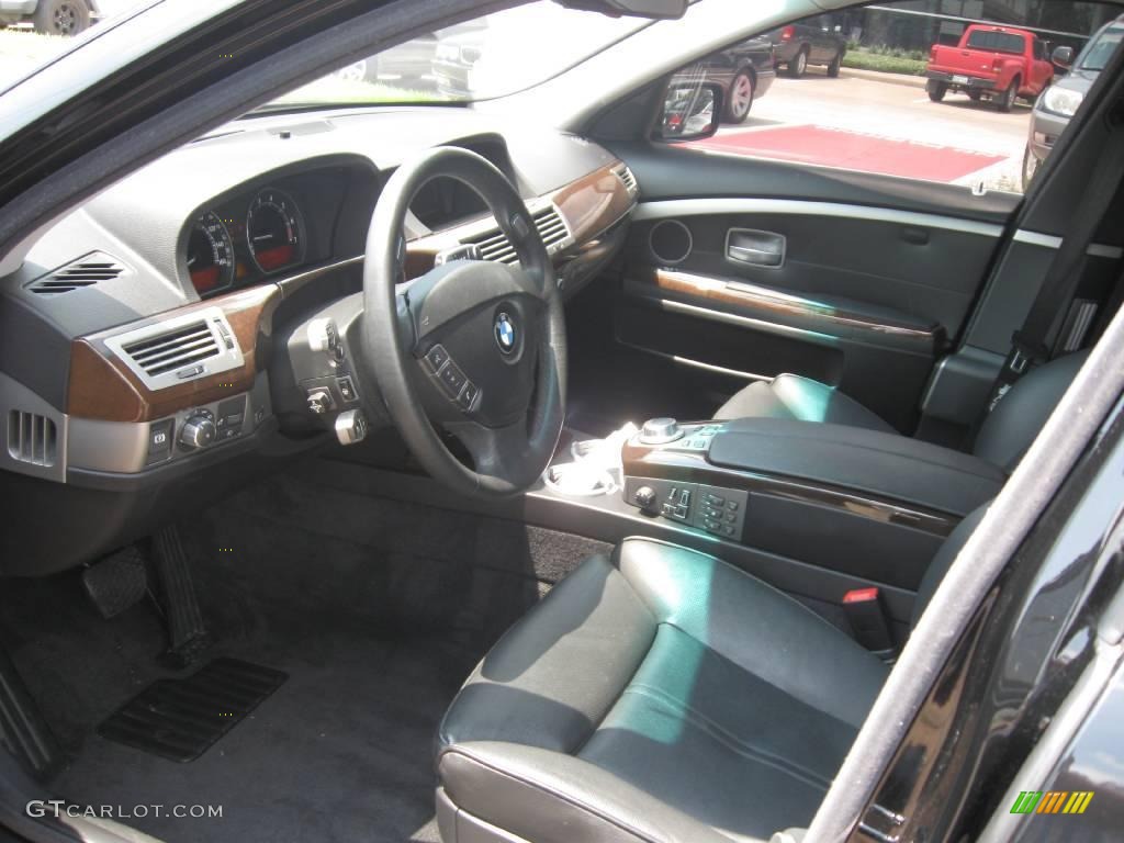 2007 7 Series 750Li Sedan - Jet Black / Black photo #22