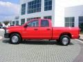 2008 Flame Red Dodge Ram 1500 ST Quad Cab  photo #2