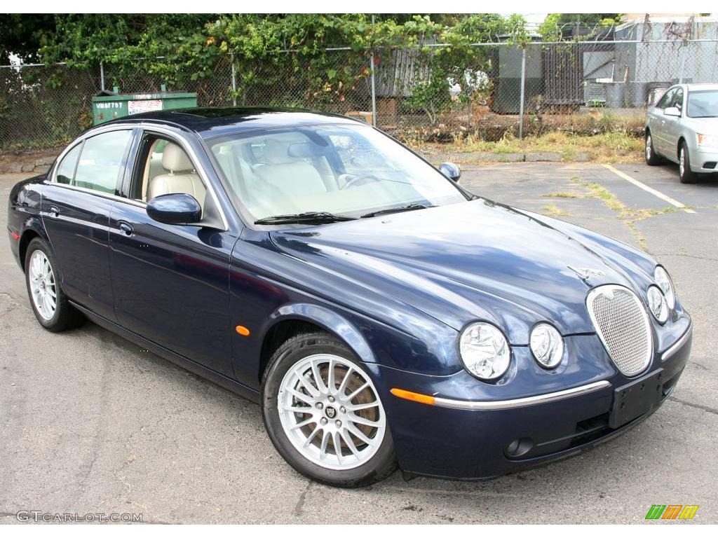 2006 S-Type 3.0 - Indigo Blue Metallic / Champagne photo #3